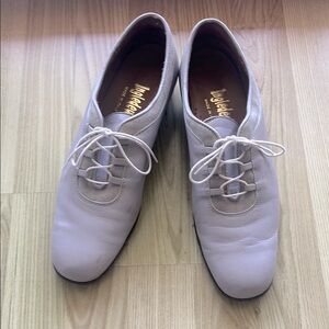 Roberto Cappuccino grey leather Women’s Oxfords